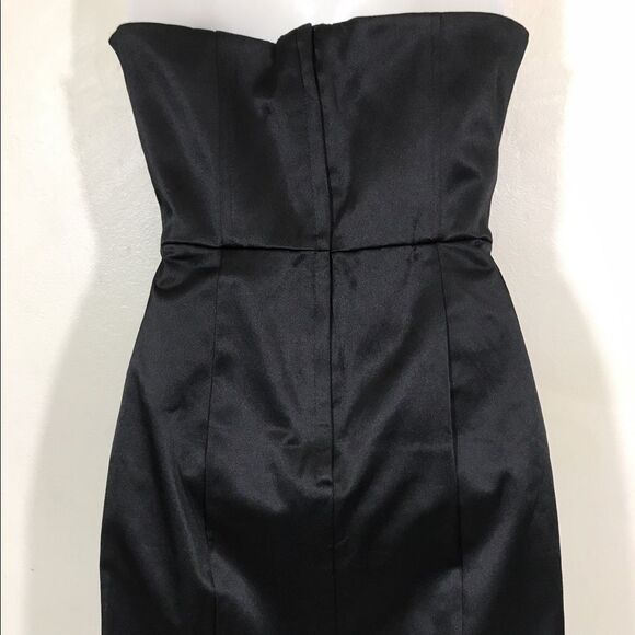 Vintage Black silk dress by Guess Los Ángeles Size 3 - Picture 4 of 6
